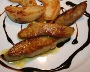 Entenstopfleber gebraten