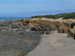 Klippen der Steilküste